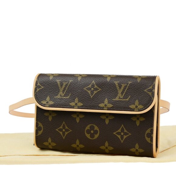 LOUIS VUITTON Pochette Florentine Bum Bag M Monogram Leather BN - Picture 1 of 16